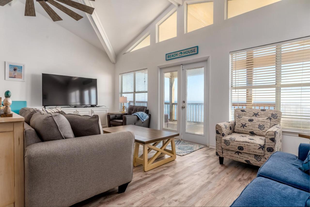 Sun Spot - True Gulf Front Private Home With Lovely Gulf Side Deck, Home Dauphin Island Exterior photo