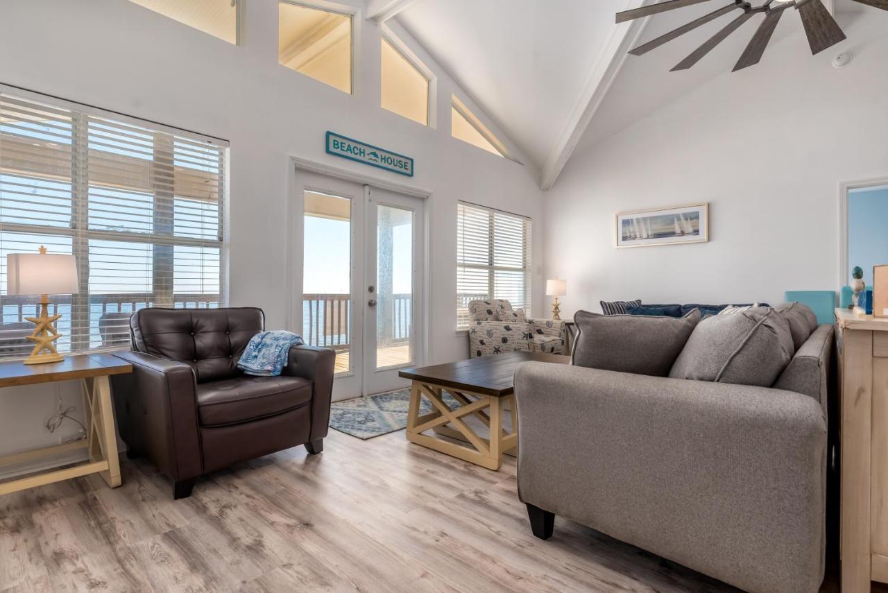 Sun Spot - True Gulf Front Private Home With Lovely Gulf Side Deck, Home Dauphin Island Exterior photo